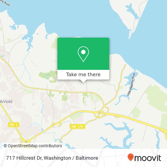 717 Hillcrest Dr, Annapolis, MD 21409 map