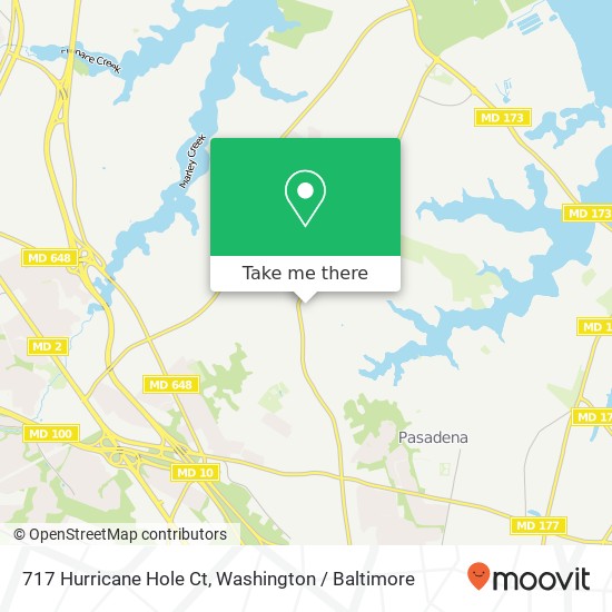 717 Hurricane Hole Ct, Glen Burnie, MD 21060 map