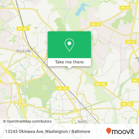 13243 Okinawa Ave, Rockville, MD 20851 map