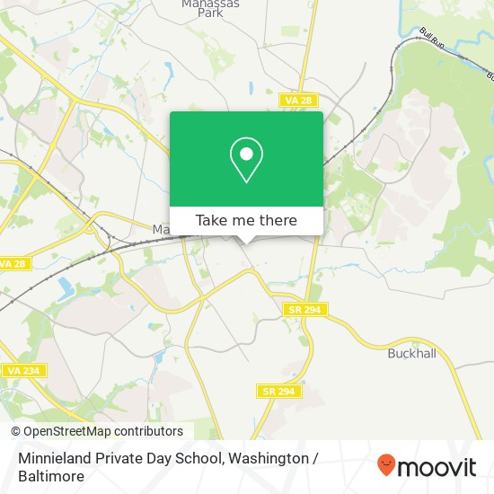 Mapa de Minnieland Private Day School, 8757 Signal Hill Rd