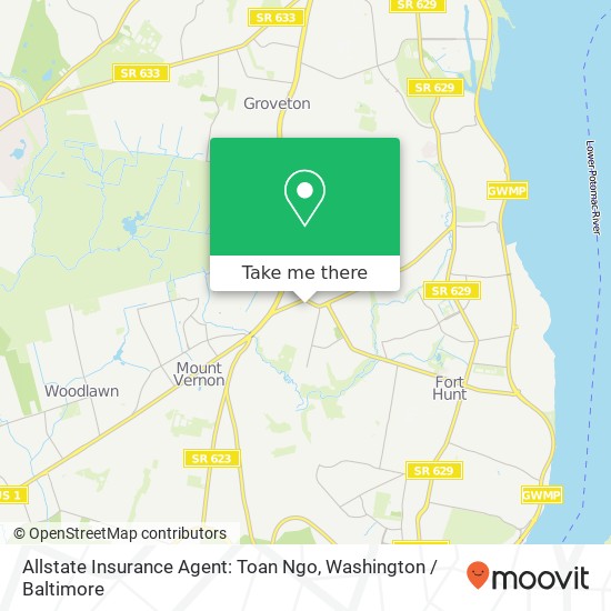 Allstate Insurance Agent: Toan Ngo, 7910 Andrus Rd map