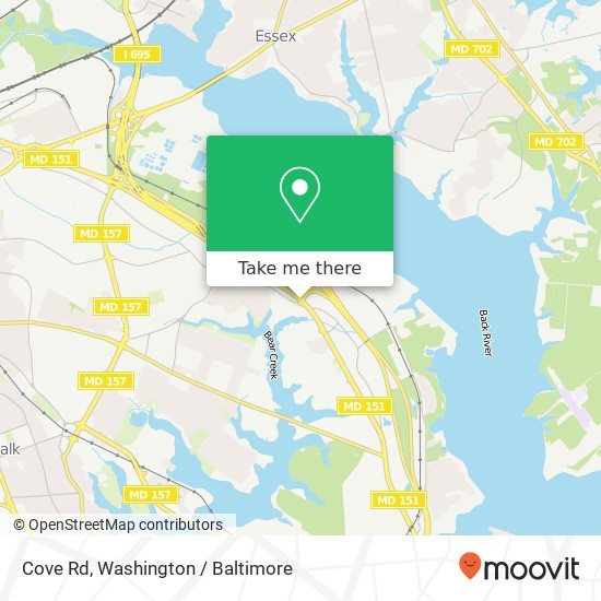 Cove Rd, Dundalk (BALTIMORE), MD 21222 map