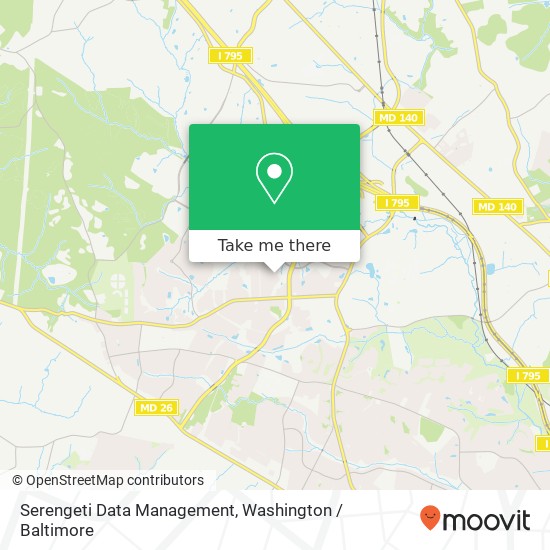 Serengeti Data Management, 4607 Embassy Cir map