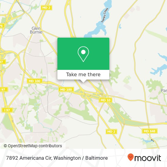 7892 Americana Cir, Glen Burnie, MD 21060 map