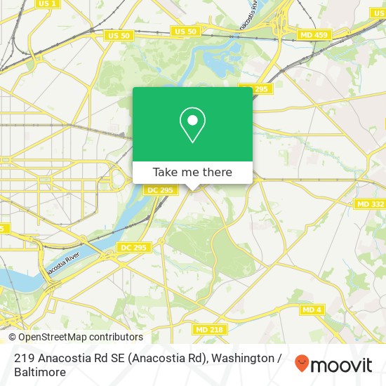 219 Anacostia Rd SE (Anacostia Rd), Washington, DC 20019 map