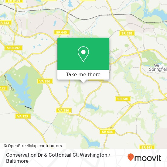 Mapa de Conservation Dr & Cottontail Ct