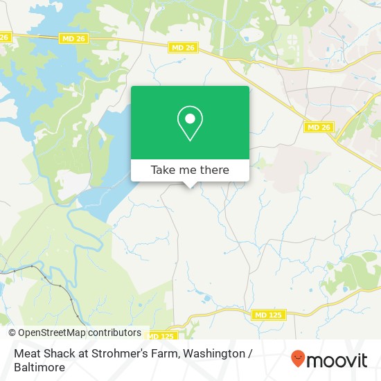 Mapa de Meat Shack at Strohmer's Farm, 3501 Hernwood Rd