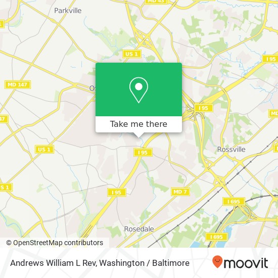 Andrews William L Rev, 14 Morning Star Ct map