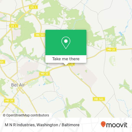 M N R Industries, 1505 E Churchville Rd map