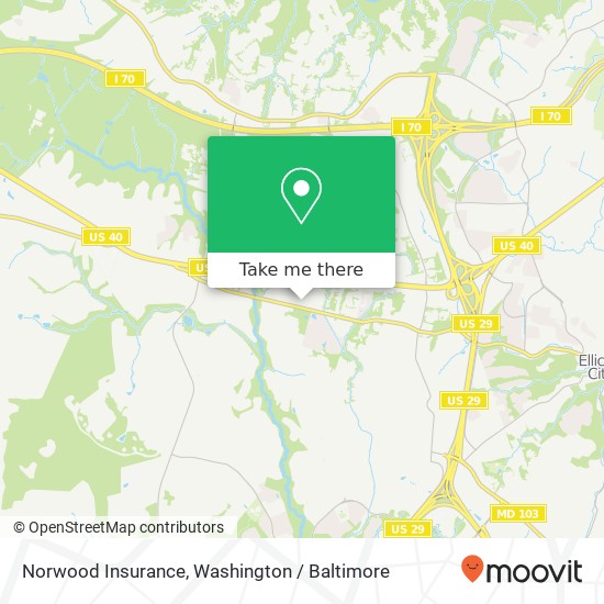 Mapa de Norwood Insurance, 3437 Dogwood Dr