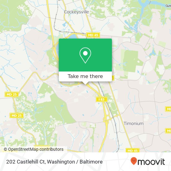 202 Castlehill Ct, Lutherville Timonium, MD 21093 map