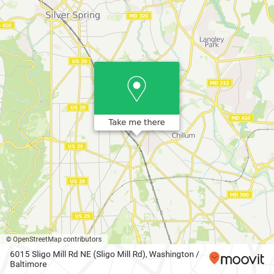 6015 Sligo Mill Rd NE (Sligo Mill Rd), Washington, DC 20011 map