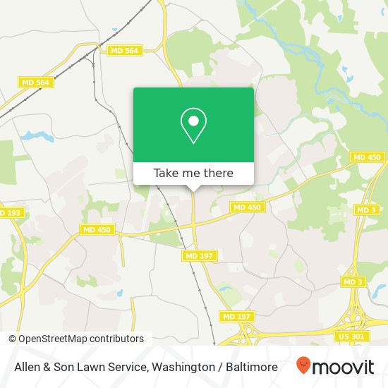 Mapa de Allen & Son Lawn Service, 3508 Madonna Ln