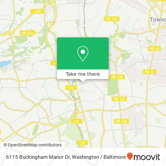 6115 Buckingham Manor Dr, Baltimore, MD 21210 map