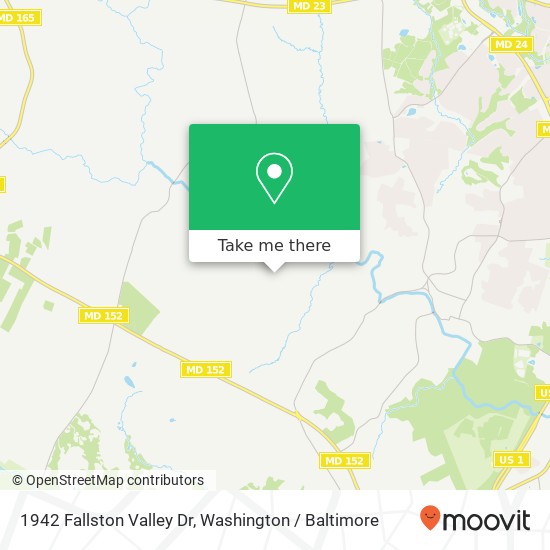 Mapa de 1942 Fallston Valley Dr, Fallston, MD 21047