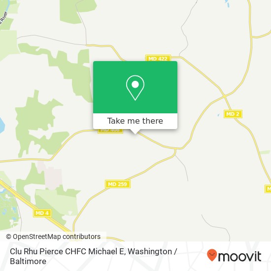 Mapa de Clu Rhu Pierce CHFC Michael E, 613 Traveller Ct