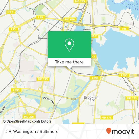 Mapa de # A, 800 W Patapsco Ave # A, Baltimore, MD 21230, USA