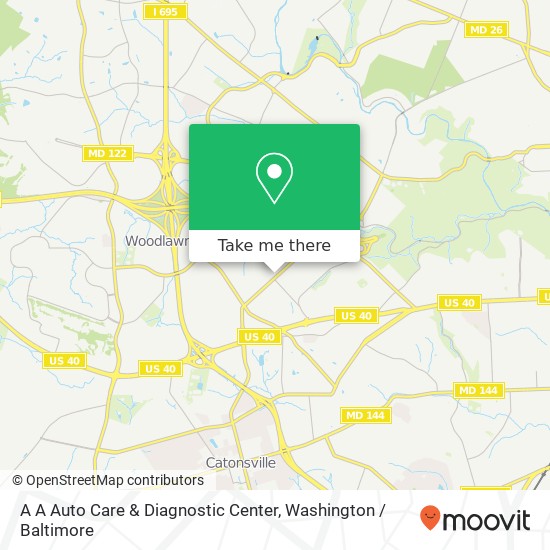 A A Auto Care & Diagnostic Center, 1316 Ingleside Ave map