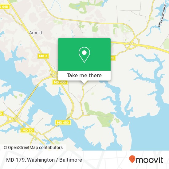 Mapa de MD-179, Annapolis, MD 21409