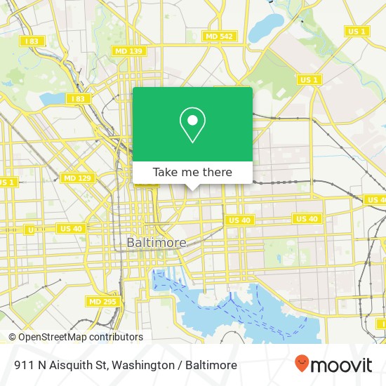 911 N Aisquith St, Baltimore, MD 21202 map