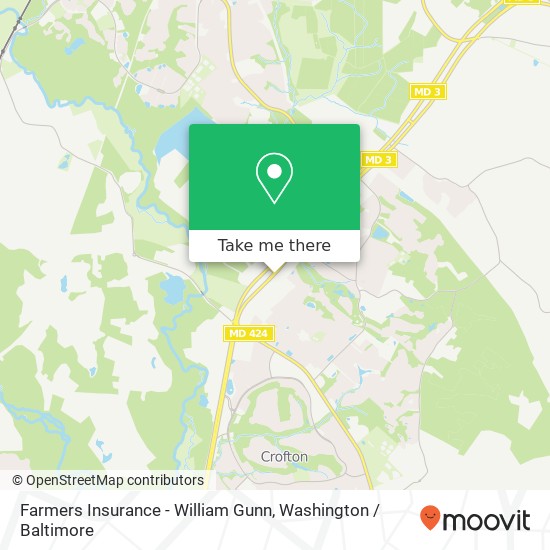 Mapa de Farmers Insurance - William Gunn, 1071 State Route 3 N