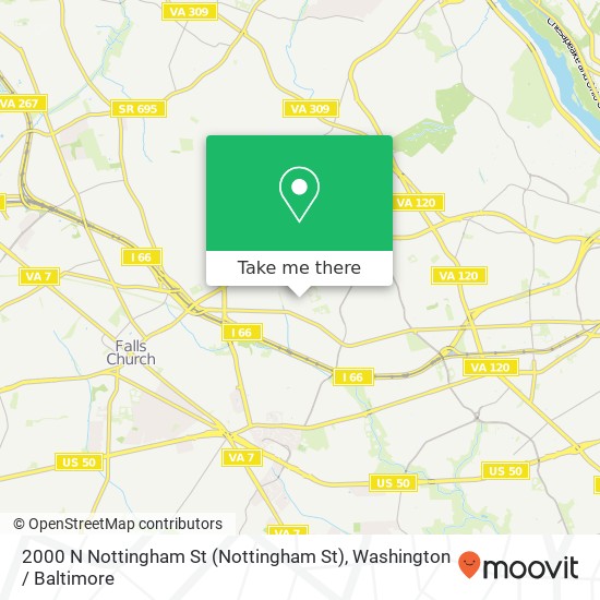 2000 N Nottingham St (Nottingham St), Arlington, VA 22205 map