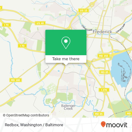 Mapa de Redbox, 300 Ballenger Center Dr