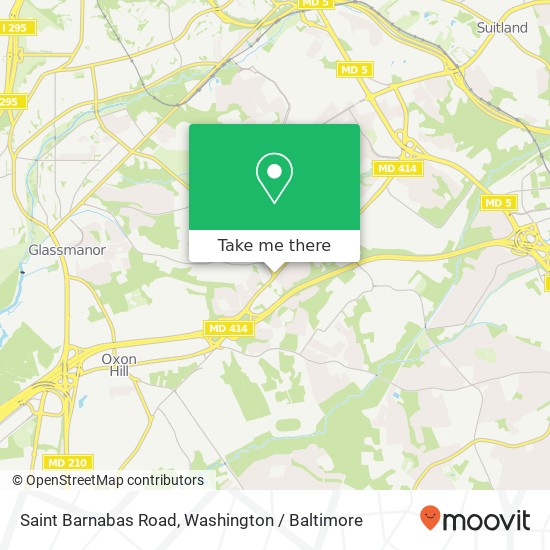 Saint Barnabas Road, St Barnabas Rd & Wheeler Rd & Winston St, Marlow Heights, MD 20745, USA map