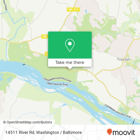 Mapa de 14511 River Rd, Potomac, MD 20854