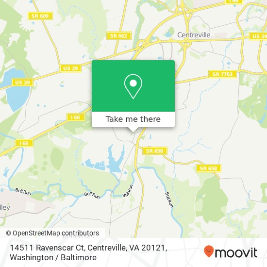 14511 Ravenscar Ct, Centreville, VA 20121 map
