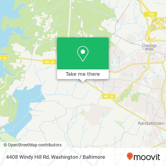 4408 Windy Hill Rd, Randallstown, MD 21133 map