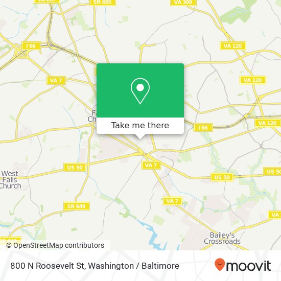 800 N Roosevelt St, Falls Church, VA 22046 map