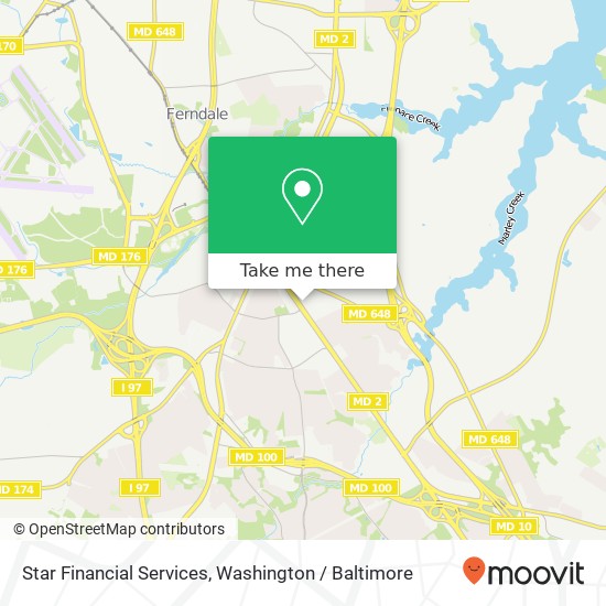 Mapa de Star Financial Services, 7553 Ritchie Hwy