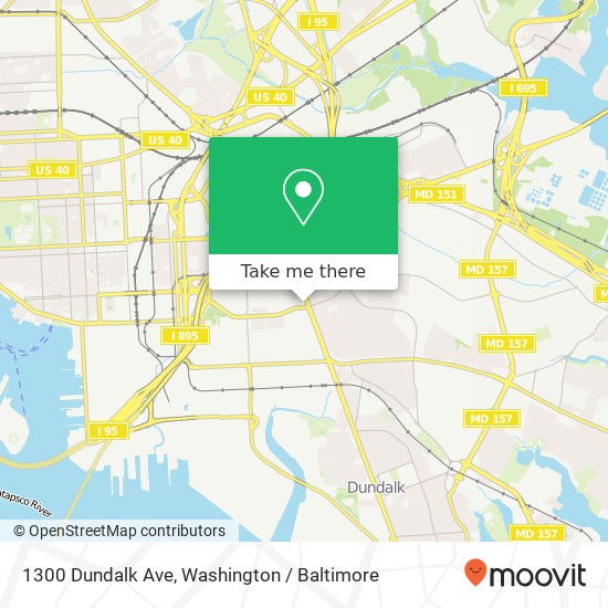 1300 Dundalk Ave, Dundalk, MD 21222 map