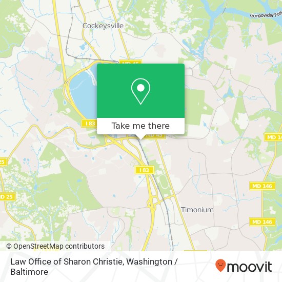 Law Office of Sharon Christie, 201 W Padonia Rd map