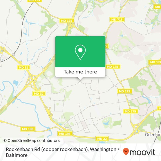 Rockenbach Rd (cooper rockenbach), Fort Meade, MD 20755 map