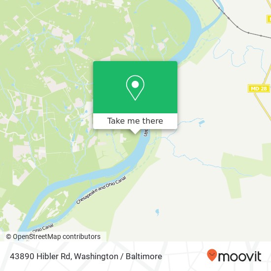 Mapa de 43890 Hibler Rd, Leesburg, VA 20176