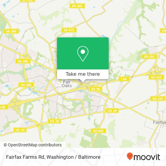 Fairfax Farms Rd, Fairfax (FAIRFAX), VA 22033 map