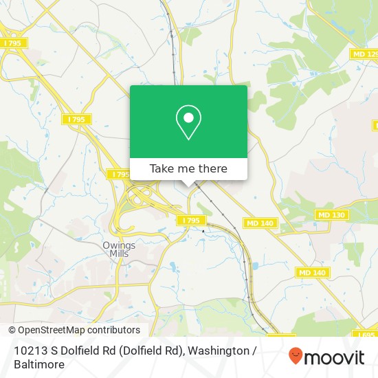 10213 S Dolfield Rd (Dolfield Rd), Owings Mills, MD 21117 map