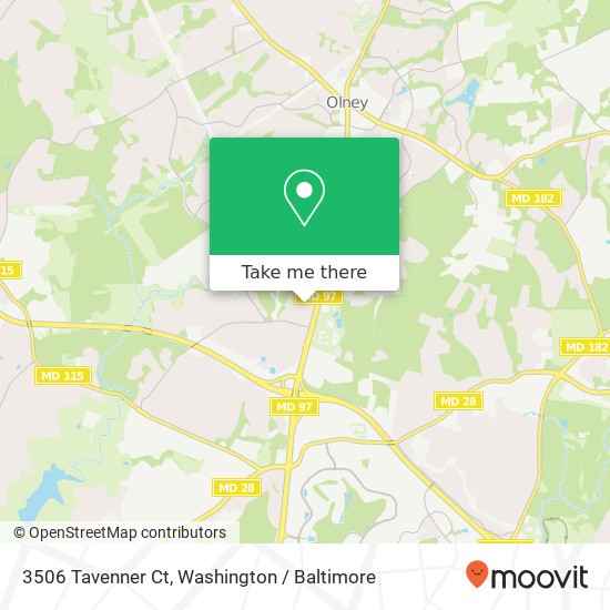 3506 Tavenner Ct, Olney, MD 20832 map