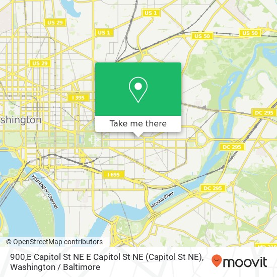 900,E Capitol St NE E Capitol St NE (Capitol St NE), Washington, DC 20003 map