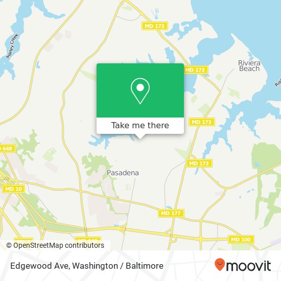 Edgewood Ave, Pasadena, MD 21122 map