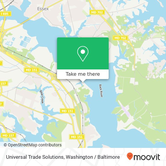 Mapa de Universal Trade Solutions, 4000 Beachwood Rd