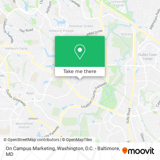 On Campus Marketing map