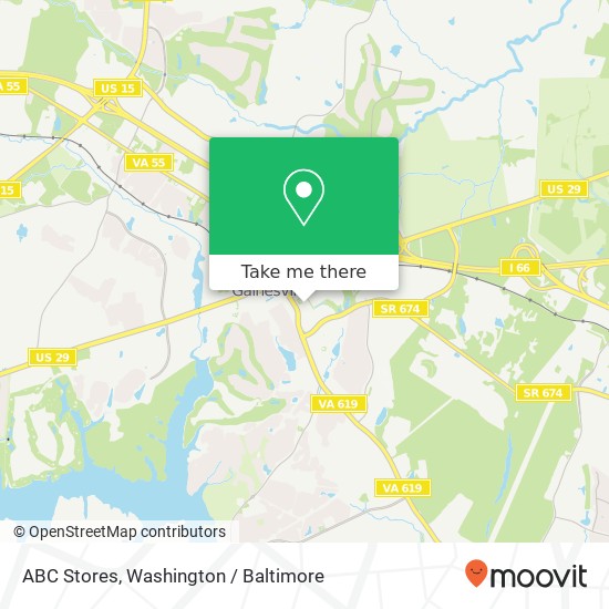 ABC Stores, Gainesville, VA 20155 map