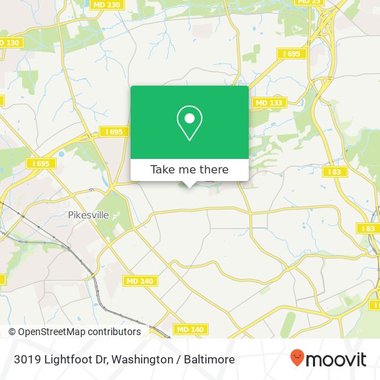 3019 Lightfoot Dr, Pikesville, MD 21208 map