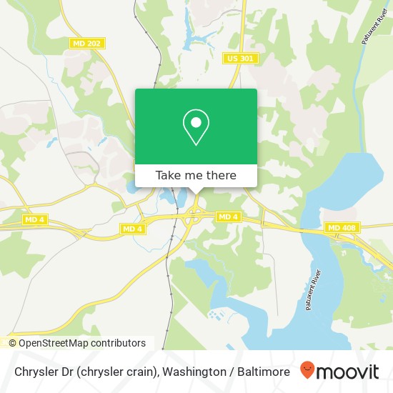 Chrysler Dr (chrysler crain), Upper Marlboro, MD 20772 map