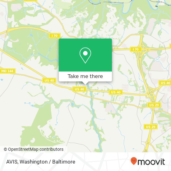 AVIS, Ellicott City, MD 21042 map