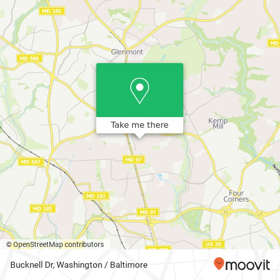 Bucknell Dr, Silver Spring, MD 20902 map
