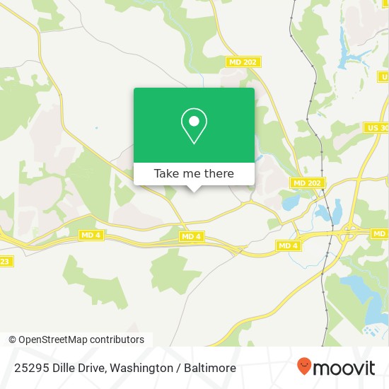 Mapa de 25295 Dille Drive